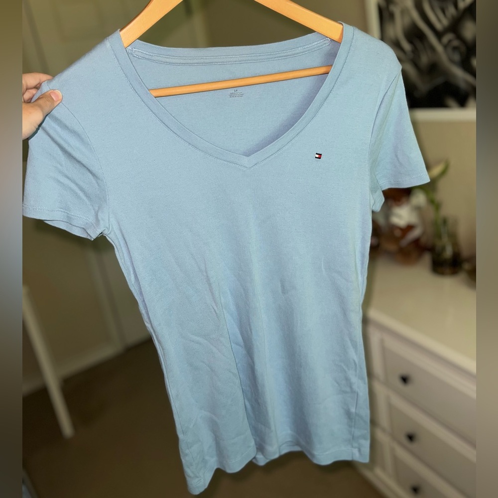 Baby Blue Tommy Hilfiger Tee